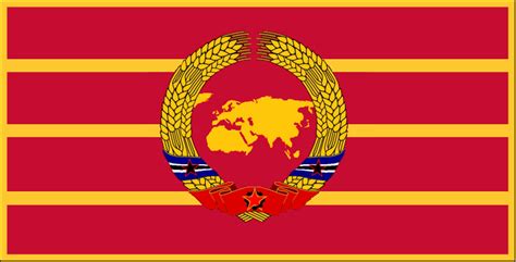 My Take On An Alternate Flag For The Union Of Socialist Eurasia