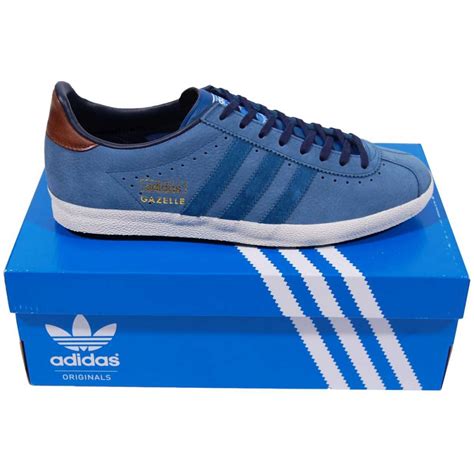 Adidas Originals Gazelle Og Leather Tribe Purple Mens Shoes From