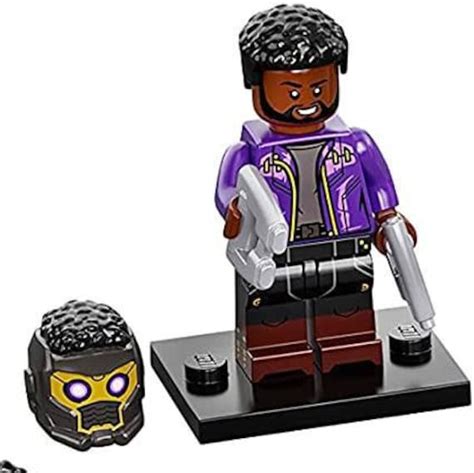 Lego Black Panther Tchalla As Star Lord Cmf Minifigure Etsy