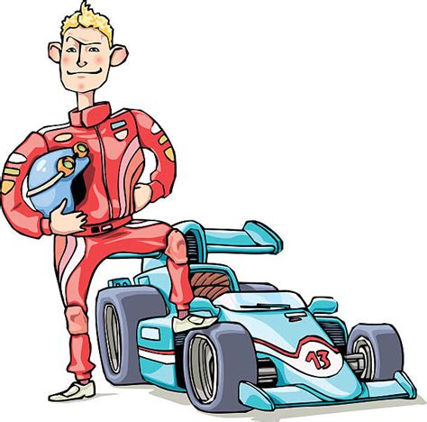 Celebrity Racers Illustrations Royalty Free Vector Graphics And Clip Art