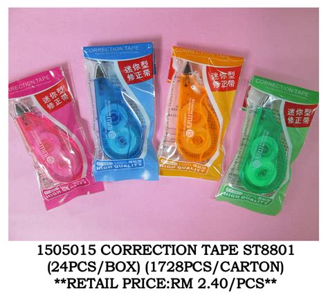 > eastern decorator sdn bhd is a other supplier, the data is from other customs data. Correction Tape | Eastern Miracle Sdn Bhd | Stationery ...