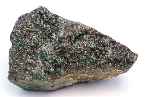 Great Raw Emerald Stone Of 136 Kilograms With Matrix Of Black Etsy