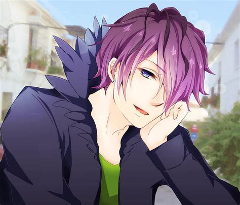 Anime Boy Purple Hair Anime Purple Guy Hd Wallpaper Pxfuel