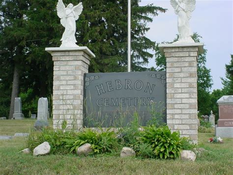 Hebron Cemetery På Hebron Wisconsin ‑ Find A Grave Begravningsplats