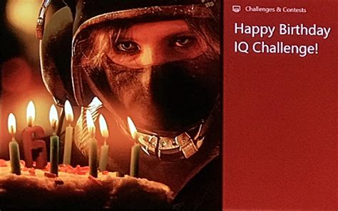Iq Happy Birthday Challenge Rrainbow6