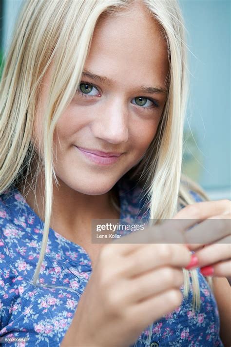 Portrait Of Teenage Girl Sweden Photo Getty Images