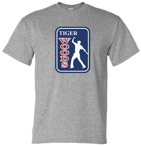Tiger Woods Pga Tour Logo T Shirt 2019 New Fashion T Shirt Brand Hip