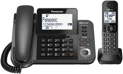 Panasonic Kx Tgf380azm Digital Corded And Cordless Home Phone System At