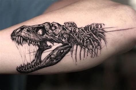 7 Dinosaur Tattoo Ideas For Inspo With Examples — Trilogy Atelier