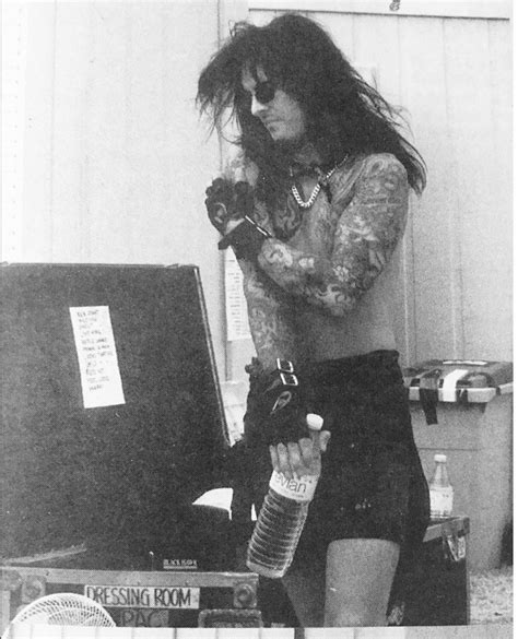 Nikki Sixx 80s Hair Bands 80s Bands 80s Hair Styles Curly Hair Styles Scrunchie Hairstyles