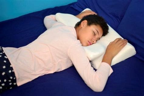Wake Up Feeling Refreshed Contoured Memory Foam Pillow From Sutera