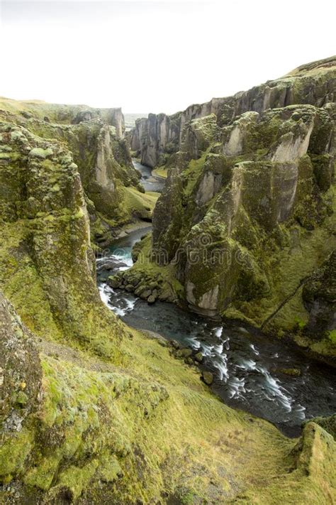 Fjadrargljufur Canyon Iceland South Iceland Green Stunning View One Of The Most Beautiful