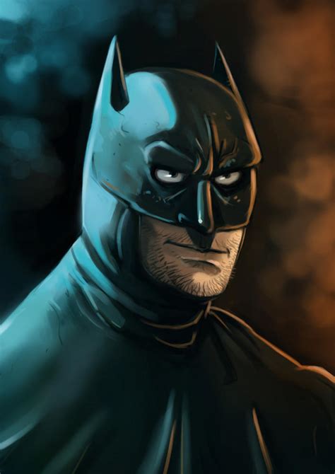 Batman Portrait By Fifoux On Deviantart