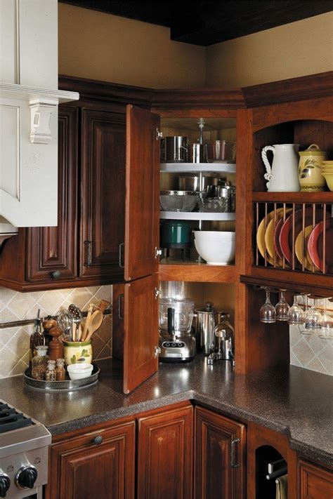 Upper Corner Kitchen Cabinet Storage Beauwalkom