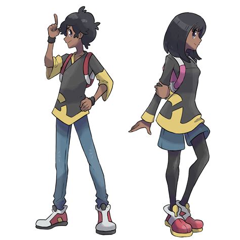 Pokemon Cloud Soil On Twitter Meet Your Protagonists Characters For Pokemon Cloud And Soil