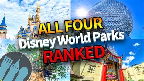 All Four Disney World Parks Ranked Youtube