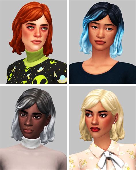 Saurus Creating Sims 4 Cc Patreon Hair Setting Sims 4 Sims
