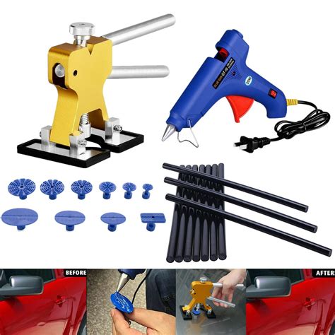 Auto Body Paintless Dent Repair Tool Car Dent Puller With Glue Puller