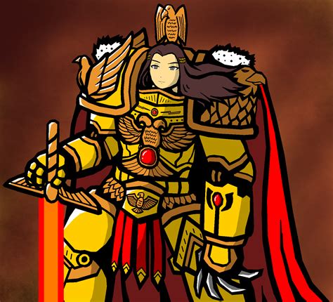 Decided To Try Drawing The God Emperor In My Artstyle Looks More Like The God Prince Of