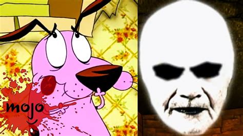 Top 10 Scariest Courage The Cowardly Dog Episodes Youtube
