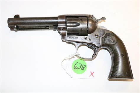 Lot Colt Bisley 38 Wcf Revolver