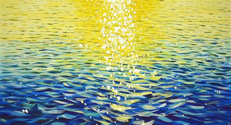 Sun Glare On The Water Painting By Iryna Kastsova Fine Art America