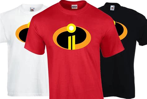 Incredibles 2 Cartoon Logo Movie Parody T Shirt In T Shirts From Men