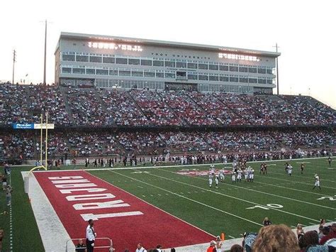 Troy University Trojans Football Field View Inside Of Movie Gallery