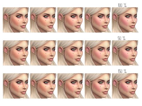 Sims 4 Ccs The Best Face Contour Indiri By Ms Blue