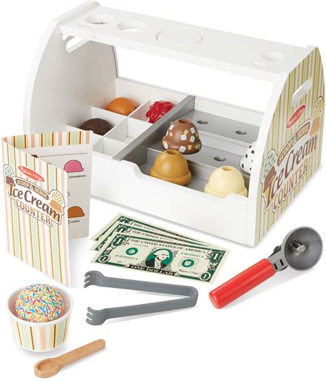 Melissa And Doug Wooden Scoop And Serve Ice Cream Counter Geppettos Toys