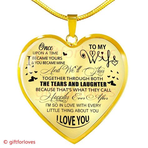 To My Wife Luxury Necklace Necklace For Wife Birthday Im So In Love With Every Little Thing