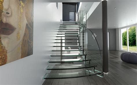 Exclusive All Glass Stairs For Penthause In Vienna Siller Stairs