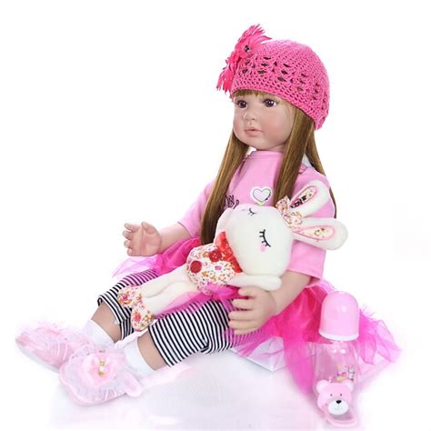 Keiumi 24 Inch Reborn Doll Baby And Toddler Toy Reborn Toddler Doll Baby