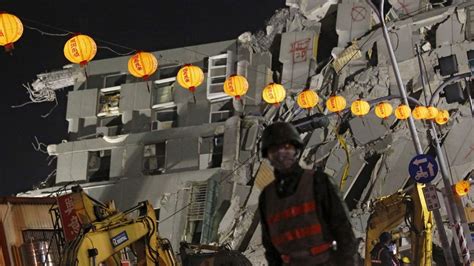 Taiwan Developer Held Over Building Collapse World News Sky News