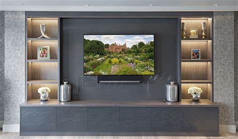 25 Flat Screen Tv Kitchen Bespoke Entertainment Rooms And Tv Units By