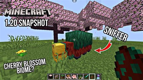 Minecraft Java Edition Snapshot Cherry Blossom Biome And Sniffer