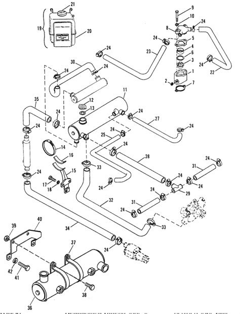 Marine engine cooling system diagram. Mercury Marine Exhaust / Cooling Systems & Extension Kits Closed Cooling System (18390A12) Parts