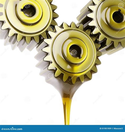 Well Oiled Gears Teamwork Concept D Illustration Stock Illustration Illustration Of Glut