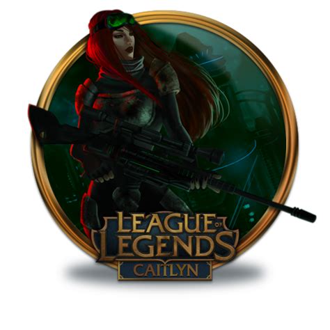 Caitlyn 2 Icon League Of Legends Gold Border Iconset