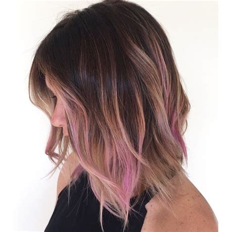 Check out our black and pink hair selection for the very best in unique or custom, handmade pieces from our shops. Image result for black hair with light pink highlights ...