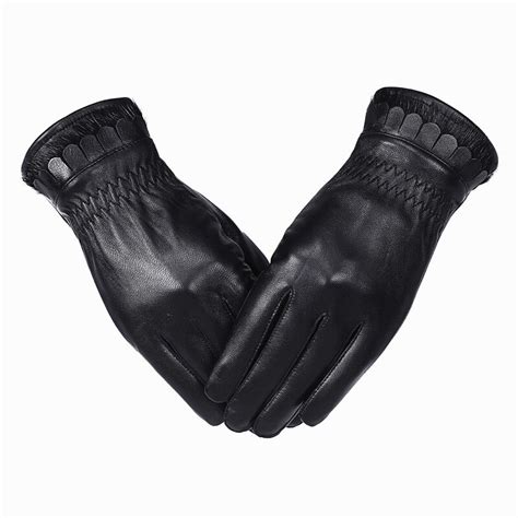 brand women s gloves genuine leather winter warm ladies sheepskin mittens for girls touch screen