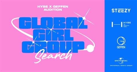 Hybe X Geffen Global Girl Group Audition