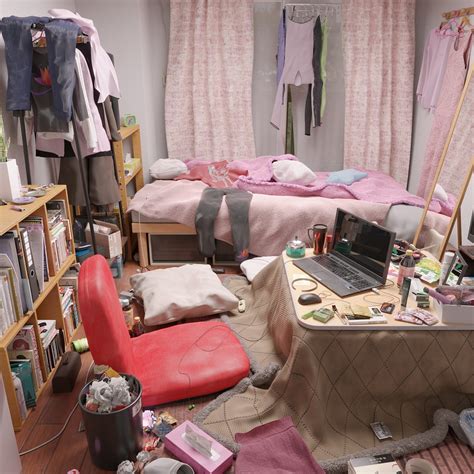 Messy Room Finished Projects Blender Artists Community