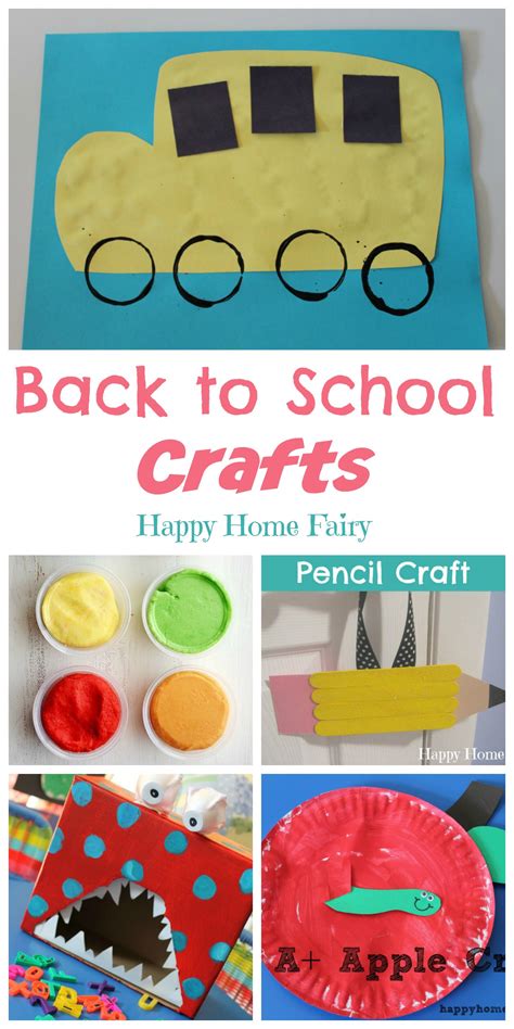 Back To School Crafts Happy Home Fairy