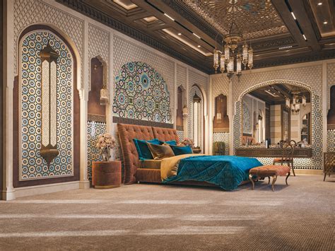 Luxury Arabian Master Bedroom On Behance