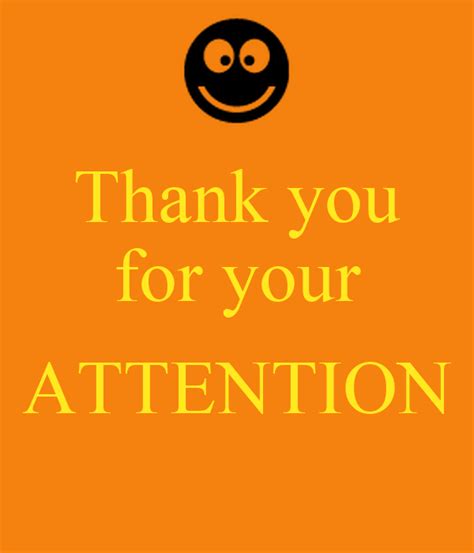 Thank You For Your Attention Poster Beep Keep Calm O Matic