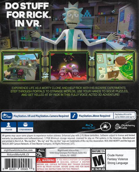 Rick And Morty Virtual Rickality Gameplanet