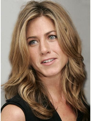 Sassy Blonde Wavy Long Jennifer Aniston Wigs Celebrity Elite Lace Front Wig Collection