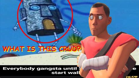 The Tf2 Scout Rants About A Spongebob Episode Youtube