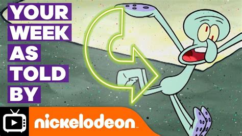 spongebob squarepants your week as told by squidward nickelodeon uk youtube